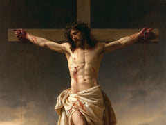 The Crucifixion – Shadowed Prayer Beneath the Cross