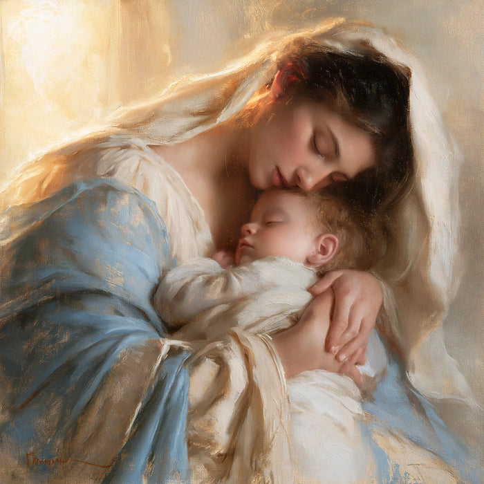 The Virgin and Child — Two Cheeks in Pale Daylight