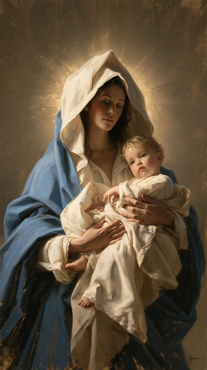 Virgin Mary and Child Jesus - Mary Presenting the Child Jesus · Portrait n° 8